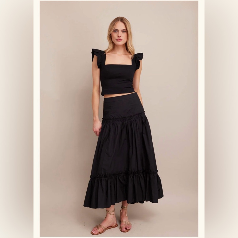 Cara Cara Tisbury Skirt Black size 2 - Picture 3 of 14